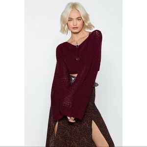 NASTY GAL  You'll Get the Hang of Knit Cardigan